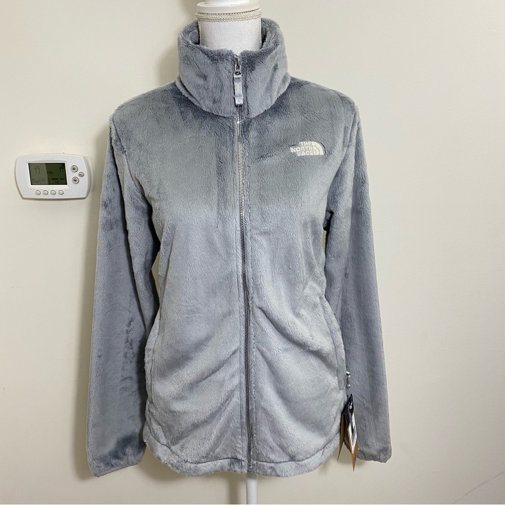 The North Face Women's Lux Osito Jacket Full Zip Meld Grey S M L XL SO SOFT!!